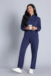 Zivame 2 Mile Fashion Knit Cotton Loungewear Jacket - Naval Academy — thumbnail 4